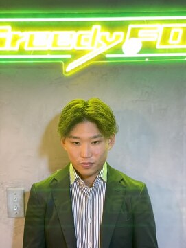 グリーディーフォックス 代々木(Greedy FOX) かき上げヘア/サイドパート/韓国マッシュ/フェードカット/代々木