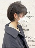 【morio】札幌ショート　かわいい丸みの耳かけショート
