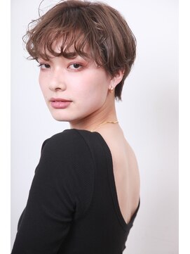 ヘアーサロンシャルム(hair salon charme) スッキリショート/アッシュベージュ/ワイドバング