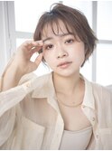 大人可愛い美髪小顔カット20代30代80
