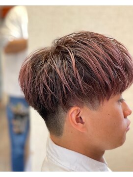 ヘア ラボ トアル(hair labo toaru) マッシュ×ピンクブラウン