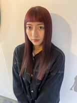 キコエル 三軒茶屋(kikoeru)&nbsp;ぱつっとおん眉でちょっぴりモードな艶髪サラサラストレート