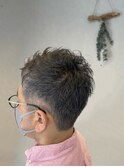 白髪ぼかし×大人メンズカット
