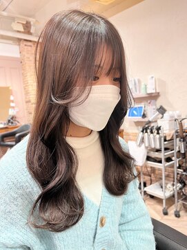 アネーロバイエーケー(ANHELO by AK) 韓国_ロング＿グレージュ＿ベージュ