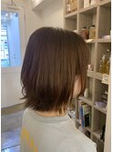 大人のくびれボブ×ひし形レイヤー【恵比寿KIMIDORI】