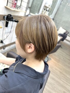 ヘアーリゾートガーデンバイトロント 船橋法典店(Hair Resort Garden by Toronto) コンパクトショート×ベージュ【船橋、西船橋、市川大野、塚田】