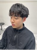 メンズマッシュ/ツイストスパイラルパーマ/シャドウパーマ