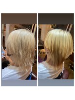 テラス 銀座(terrace)&nbsp;酸性ストレート/ブリーチ/ウルフカット/レイヤーカット/銀座