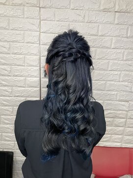 アメジスト(amethyst) バースデーイベント☆ハーフアップ/ロング/デザインカラー