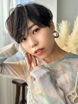 ラフィス ヘアー ヴォーグ 天王寺あべの店(La fith hair vogue) 【La fith】ハンサムショート×シアーブラック