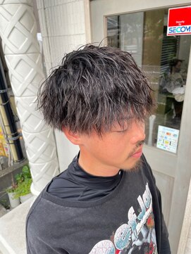 ヘアーアンドリラクゼーション ナスカ(Hair&Relaxation NazcA) メンズ　ツイストパーマ