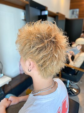 アイリーヘアデザイン(IRIE HAIR DESIGN) 【IRIE HAIR赤坂】ブリーチ×スパイキーショート×ハイトーン