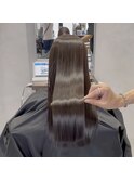 premium髪質改善ストレート