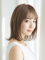 クオーレ(CUORE)&nbsp;★大人可愛い20代30代40代★美髪こなれ前髪ミディアムブラウン