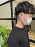 【メンズ限定クーポン】カット＋無造作パーマ＋TOKIO前処理Tr￥6900