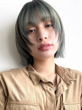 グリーン 表参道(green) 【green表参道】顔周りウルフレイヤー