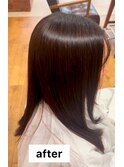全体矯正+髪質改善