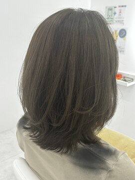 アイニ 大阪上本町店(aini) オリーブベージュ/ベージュ/オリーブ/髪質改善