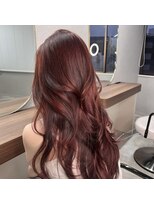 ボタン ハカタ(VOTAN hakata)&nbsp;【NAO】レイヤーカット/レッドカラー/赤髪