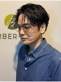 ビジネスにオススメ!ニュアンスパーマスタイル