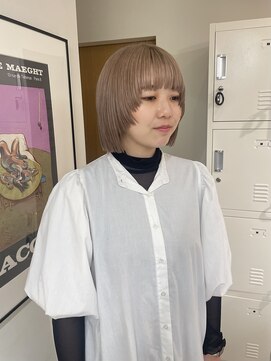 リビング 津田沼(LIVING) ステップカット/ミルクティーベージュ【津田沼駅】