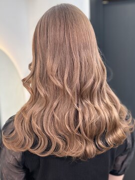 ラピス 福岡天神店(Lapis) ミルクティー/ミニボブチェリーブラウンホワイトグレージュ