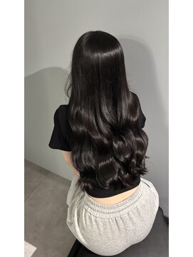 ノー バイ イオエ 西梅田(no. by ioe) ブリーチなしカラー/髪質改善/ミルクティーベージュ/小顔へア