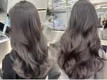 ブリーチなし☆発色×ツヤ感を引き出す人気な＜4～6トーン＞’黒’ではない暗めカラー！【福岡/天神】