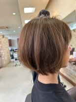 セットアップ 倉敷美和店(SET-UP)&nbsp;小顔　ショートボブ/シナモンベージュ