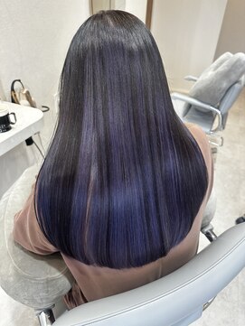 ベル サウス(BHEL south) 津市ロングレイヤーカットハッシュカット透明感カラー重めロング