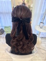 ヘアメイクアンドセットサロン リッコ(Hair make&set salon Ricco) 王道ハーフアップ