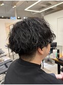 メンズ波巻きパーマ！