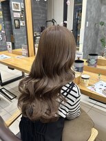 ラウル(Laulu)&nbsp;イメチェン/ピンクベージュ/アンブレラカラー/前髪/佐倉