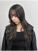 ナチュラルレイヤー×ダークグレージュ