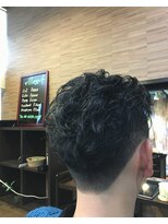 ビレッジエフ(villagef) デザインパーマスタイル。