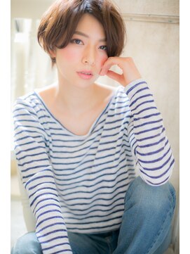 モッズ ヘア 福岡姪浜店(mod's hair) *mod's姪浜*…ドライな質感☆やわふわショートボブc