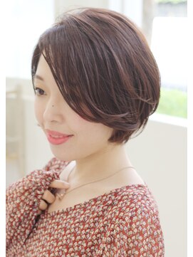 ラグエル(RAGUEL) 30代からの前差上がりショートボブ
