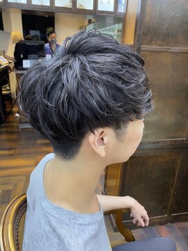 遊人セントラル(CENTRAL) 刈上げマッシュ&ニュアンスパーマ