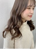 ブリーチなしダブルカラー　ミルクティーベージュ