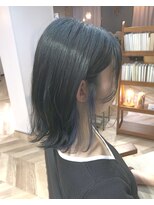 カヌレバイミルクティ(Canel’e by Milk tea)&nbsp;色落ちが可愛いブルーヘアー