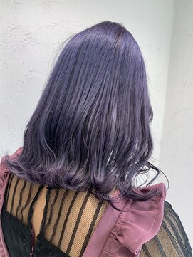 アジールヘア 池袋東口店(agir hair) ラベンダーグレーダブルカラービタミンカラーイルミナ池袋