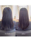 『髪質改善』ストレートエステ（縮毛矯正）（リタッチ可）