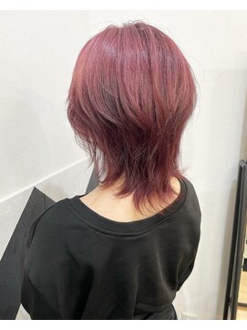 デスト 大宮(DEST) @dest_tanaka_katsuyaウルフカット/ピンクベージュ[大宮]