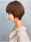 大人ナチュラルショートボブ