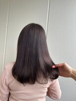 ガリカ シーム(Gallica/SEAM)&nbsp;【桑原雪音】暗髪ココアブラウン/地毛風カラー/艶髪ミディアム