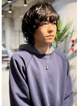 キュー(Cue_) マッシュウルフパーマ