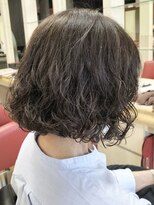 ヘアークリアー 春日部 大人可愛いパーマを生かしたボブスタイル/春日部/30代40代50代