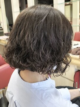 ヘアークリアー 春日部 大人可愛いパーマを生かしたボブスタイル/春日部/30代40代50代