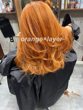 ラフ(LAFF) #バレイヤージュ#グレージュカラー#ボブウルフ#ココアベージュ