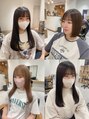 リーシュ ガーデン(Re:sh garden)&nbsp;ぷつっとかわいい前髪も一人一人に似合う幅と長さを提案します！